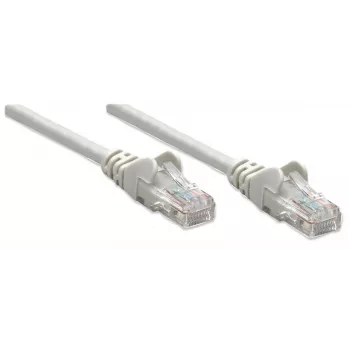 Intellinet Network Patch Cable, Cat5e, 10m, Grey, CCA, U/UTP, PVC, RJ45, Gold Plated Contacts, Snagless, Booted, Lifetime Warranty