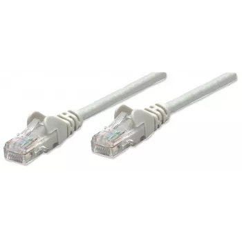 Intellinet Network Patch Cable, Cat5e, 20m, Grey, CCA, U/UTP, PVC, RJ45, Gold Plated Contacts, Snagless, Booted, Lifetime Warranty
