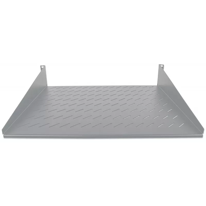 Intellinet 19 inch Cantilever Shelf, 2U, 2-Point Front Mount, 250mm Depth, Max 25kg, Grey, Three Year Warranty