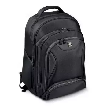 Backpack Port Designs MANHATTAN Black Nylon Polyester