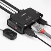 Lindy 2 Port HDMI 4K30, USB 2.0 and Audio Cable KVM Switch, 1920 x 1080 pixels, Black