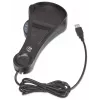 Manhattan Wireless Linear Handheld CCD Barcode Scanner, Bluetooth, 500mm Scan Depth, up to 80m effective range (line of sight), Max Ambient Light 100,000 lux (sunlight), EU/US/UK/AU interchangeable plug, Black, Three Year Warranty