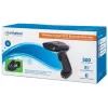 Manhattan Wireless Linear Handheld CCD Barcode Scanner, Bluetooth, 500mm Scan Depth, up to 80m effective range (line of sight), Max Ambient Light 100,000 lux (sunlight), EU/US/UK/AU interchangeable plug, Black, Three Year Warranty