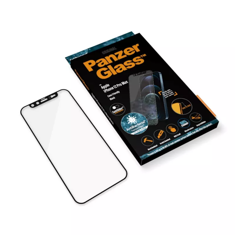PanzerGlass ® CamSlider® Screen Protector iPhone 12 Pro Max | Edge-to-Edge