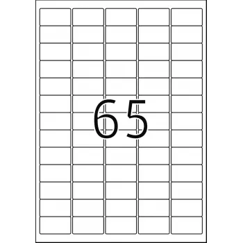 Address labels Premium HERMA A4 38.1x21.2 mm 6500 pcs