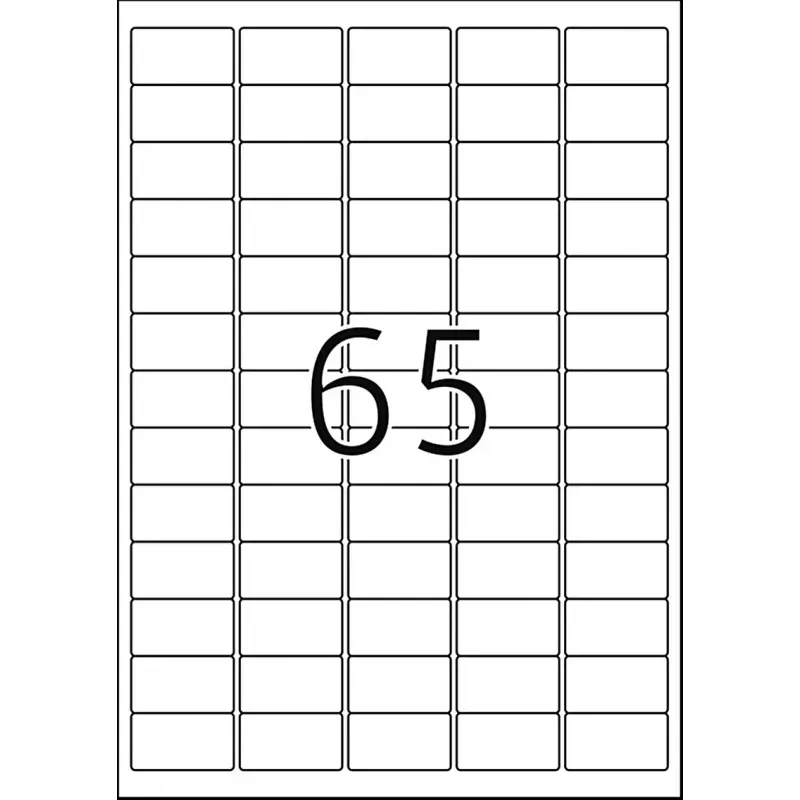 Address labels Premium HERMA A4 38.1x21.2 mm 6500 pcs
