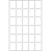 Multi-purpose labels HERMA 19x27 mm white Movables/removable paper matt 960 pcs