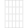 Multi-purpose labels HERMA 10609 19x40 mm white Movables removable paper 640 pcs