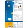 QR code labels HERMA 9642 A4 40x40 mm square white paper