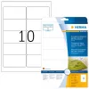 Self-adhesive printer label HERMA Labels transparent crystal-clear A4 96x50.8 mm