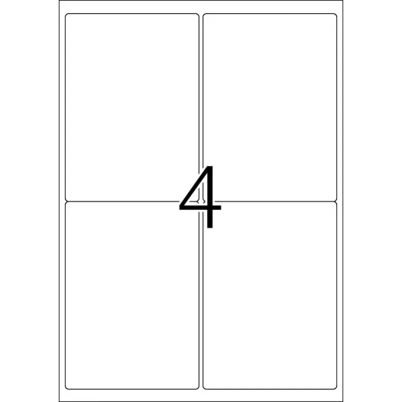 Address labels Premium HERMA A4 99.1x139 mm 400 pcs