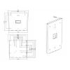 Multibrackets M VESA Wallmount III Black 75 100 200x100 200x200 30kg