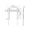 Multibrackets M VESA Wallmount Super Slim Fixed 400 MAX