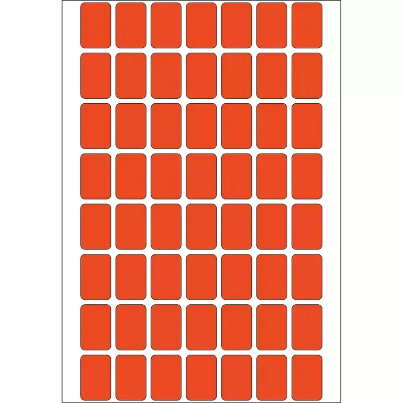 Multi-purpose labels HERMA 12x18 mm red paper matt hand inscription