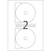 Self-adhesive printer label HERMA CD labels Maxi A4 Ø 116 mm