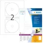 Self-adhesive printer label HERMA CD labels Maxi A4 Ø 116 mm