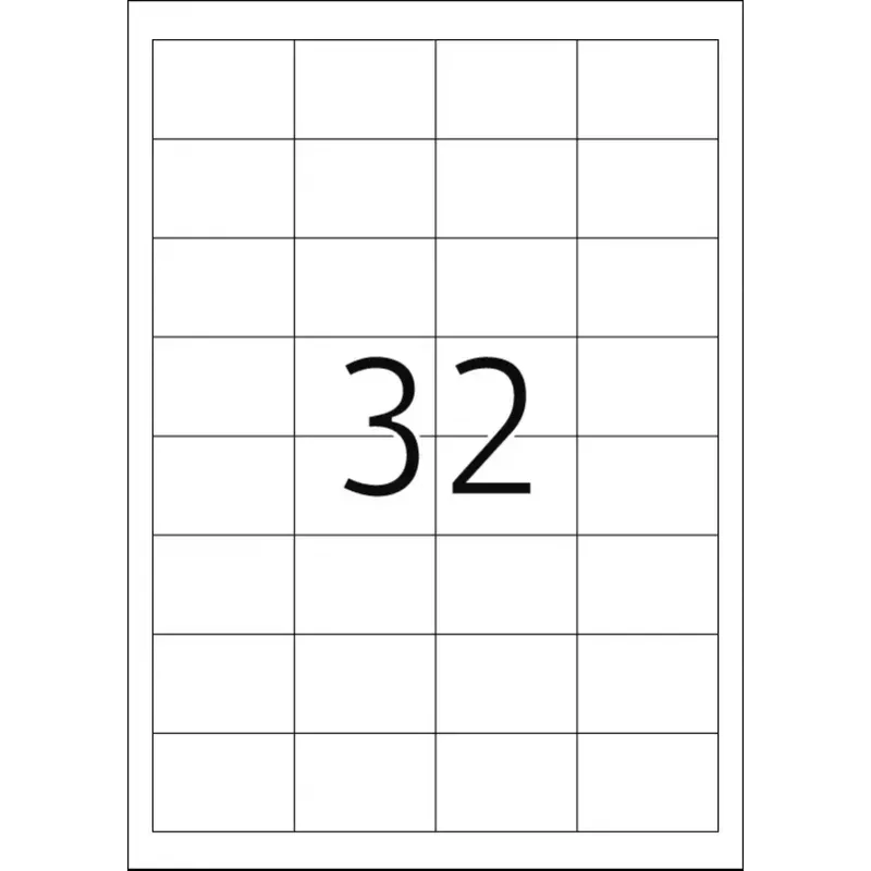 Self-adhesive label HERMA 8643 Rectangle Permanent White
