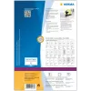 Self-adhesive printer label HERMA CD labels Maxi A4 Ø 116 mm