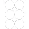 Multi-purpose labels HERMA 192 pcs Ø 50 mm round white paper
