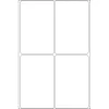Multi-purpose labels HERMA 52x82 mm white paper matt hand inscription 128 pcs