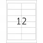 Labels HERMA Premium A4 97x42.3 mm white paper matt 2400 pcs