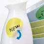 Self-adhesive labels HERMA Removable A4 Ø 10 mm round white
