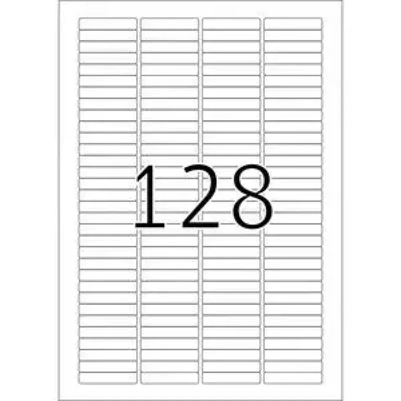 Slide labels HERMA A4 43.2x8.5 mm white paper matt 3200 pcs