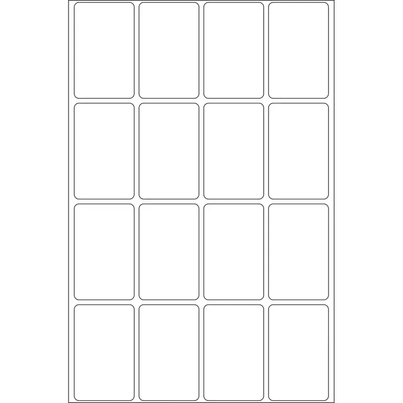 Multi-purpose labels HERMA 25x40 mm white paper matt hand inscription
