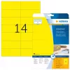Self-adhesive labels HERMA 5058 yellow 105x42.3 mm 280 pcs