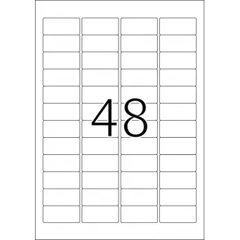 Self-adhesive printer label HERMA Labels A4 45.7x21.2 mm