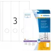Self-adhesive printer label HERMA Inkjet file labels A4 61x297 mm