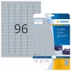 Self-adhesive printer label HERMA Labels A4 30.5x16.9 mm silver film glossy 2400 pcs