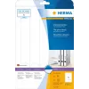 File labels HERMA A4 34x297 mm white paper matt opaque 125 pcs