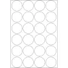Multi-purpose labels HERMA 768 pcs round white paper 25 mm