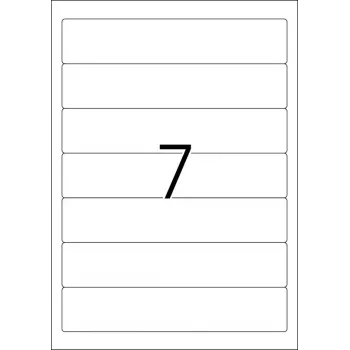 File labels HERMA A4 192x38 mm white paper matt opaque 175 pcs