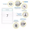 File labels HERMA A4 192x38 mm white paper matt opaque 175 pcs