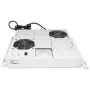 Intellinet 2-Fan Ventilation Unit for 19 inch Racks, Roof Mount, with Thermostat, Grey