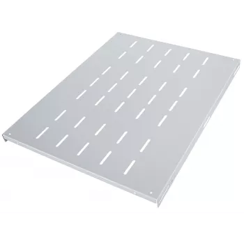 Intellinet 19 inch Fixed Shelf, 1U, 800mm Depth, Heavy-Duty, Max 100kg, Grey
