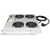 Intellinet 4-Fan Ventilation Unit for 19 inch Racks, Roof Mount, with Thermostat, Grey