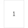 Self-adhesive label HERMA 4577 Removable White