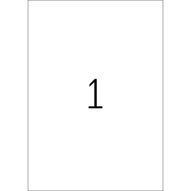 Self-adhesive label HERMA 4577 Removable White