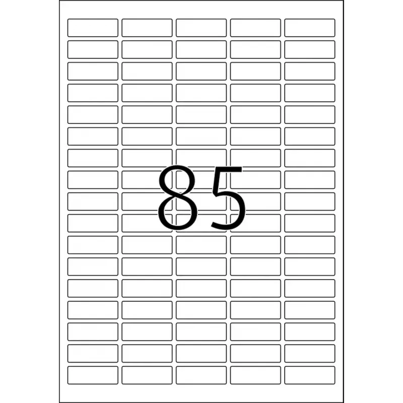 Self-adhesive printer label HERMA A4 37x13 mm white extra strong adhesion 2125 pcs