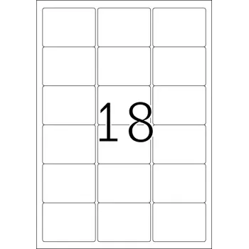 Address labels Premium HERMA A4 63.5x46.6 mm 450 pcs