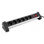 Power Extension Olympia SL 2625 S 1.5m 6 AC Outlets Indoor Black Silver