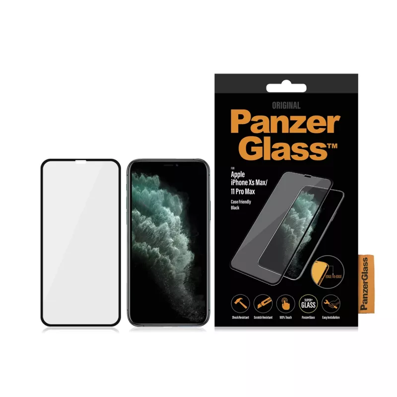 PanzerGlass ® Screen Protector iPhone 11 Pro Max | Xs Max | Edge-to-Edge