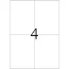 Self-adhesive printer label HERMA Labels Premium A4 105x148 mm