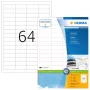 Self-adhesive printer label HERMA Labels Premium A4 48.3x16.9 mm