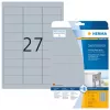 Rating plate labels HERMA A4 63.5x29.6 mm silver