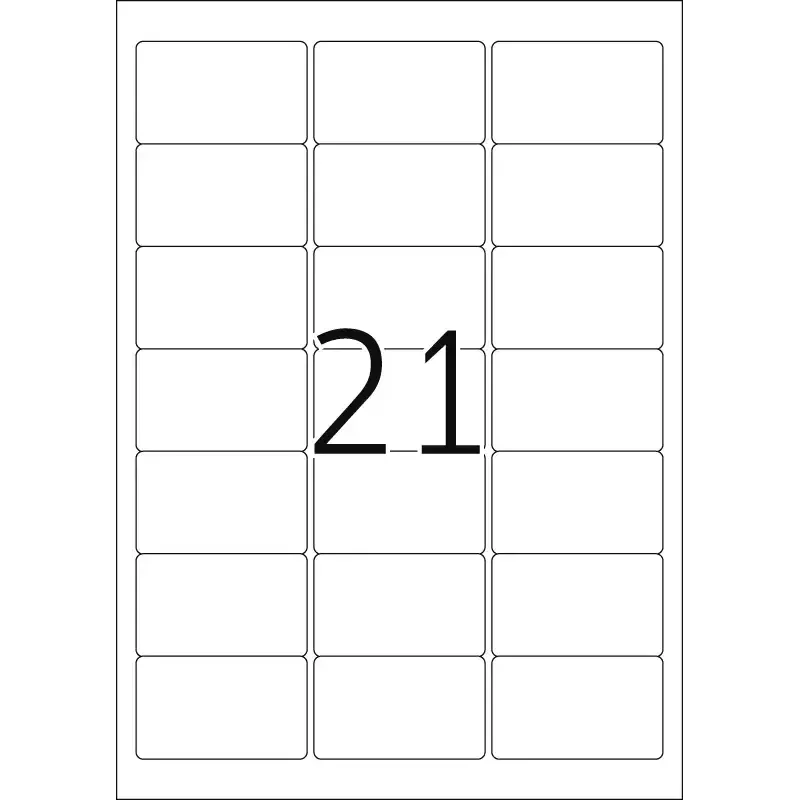 Address labels HERMA Premium A4 63.5x38.1 mm 2100 pcs