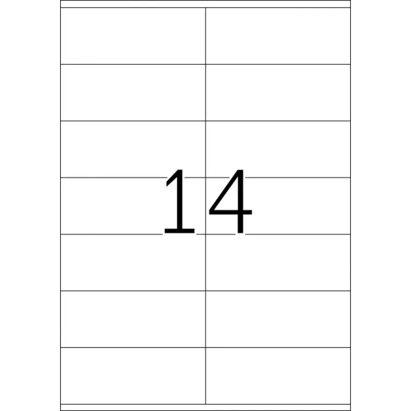 Labels HERMA Premium A4 105x41 mm white paper matt 1400 pcs